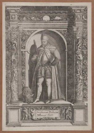Bildnis des Stephan, König von Polen