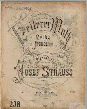 Heiterer Muth : Polka française für d. Pianoforte ; op. 281