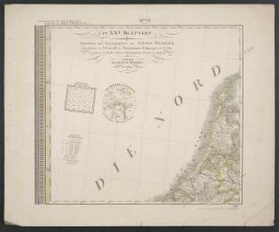 Karte von Deutschland, dem Königr. der Niederlande und der Schweiz : in XXV Blättern ; [Nordsee]