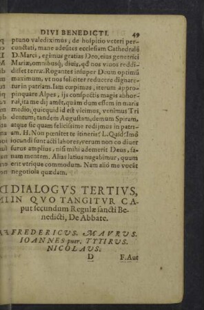 Dialogus tertius - quartus