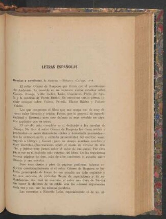 Letras españolas