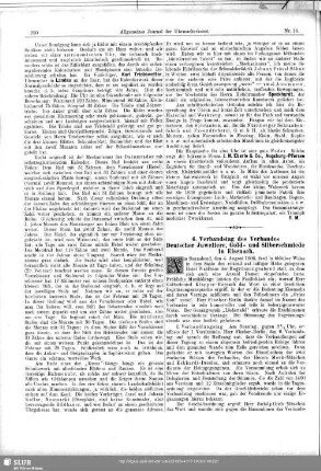 6. Verbandstag des Verbandes Deutscher Juweliere, Gold- und Silberschmiede in Eisenach