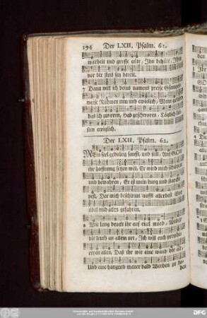 Der LXII. Psalm. 62.