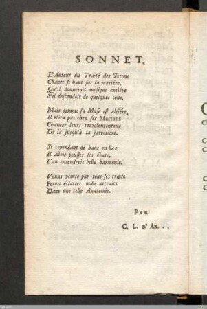 Sonnet.