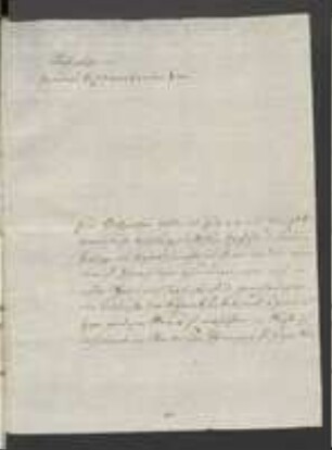 Brief von Christian Heinrich Oppermann an Johann Jacob Kohlhaas