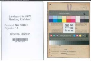 Entnazifizierung Heinrich Grouven , geb. 05.02.1886 (Landwirt)