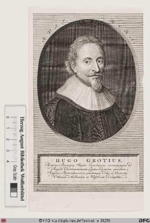 Bildnis Hugo Grotius (eig. Huig de Groot)