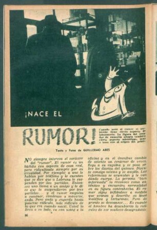 ¡Nace el rumor!