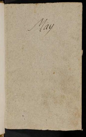 1r-1v, Deckblatt: May