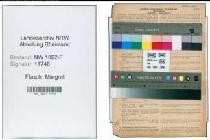 Entnazifizierung Margret Flasch , geb. 04.03.1913 ()