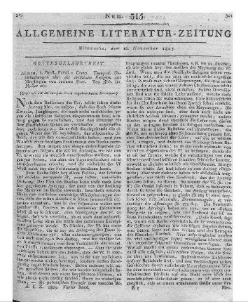 Schlegel, J. K. F.: Churhannöversches Kirchenrecht. T. 1-2. Hannover: Hahn 1801-02