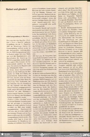 DDR-Formgestaltung in Warschau : Notiert und glossiert