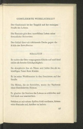Gemilderte Wirklichkeit