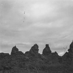 Lavagestein : Lavagestein und Formationen bei Dimmuborgir
