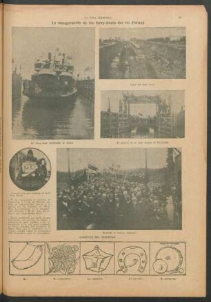 La inauguración de los ferry-boats del río Paraná