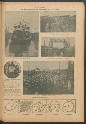 La inauguración de los ferry-boats del río Paraná