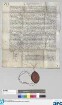 Transsumpt des Abtes Johannes von St. Aegydien zu Nürnberg, gefertigt von dessen Schreiber, dem Notar Johannes Polraus, über die Bulle Papst Sixtus IV. von 1476 Januar 29.