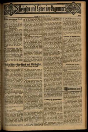 Dritte Ausgabe vom Sonntag, den 08. März 1931.