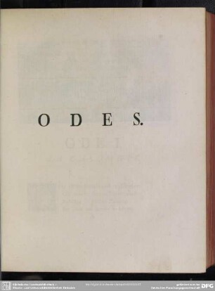 Odes