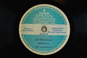 "Die Winterreise" : Der Lindenbaum / (Schubert)