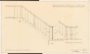 Schloss Posen, Posen Umbau: Schnitt Gauleitertreppe 1:10