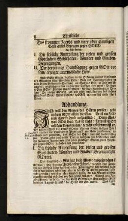 8-18, Abhandlung