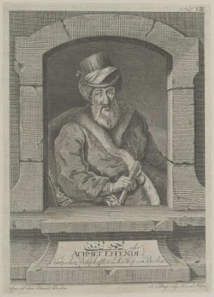 Bildnis des Achmet Effendi