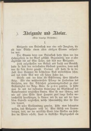 Adelgunde und Adolar.