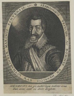 Bildnis des Henricvs Lotharingiae