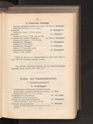 Rechts- und Staatswissenschaft.