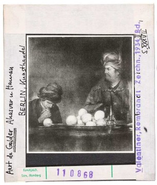 Aert de Gelder: Ahasver und Haman. Berlin, Kunsthandel
