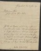 Brief von Georg Christoph Heim an Johann Jacob Kohlhaas