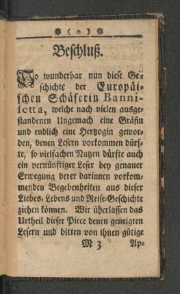 Beschluß.