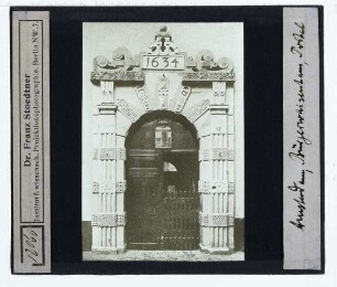Amsterdam, Burgerweeshuis (Kalverstraat) : Portal