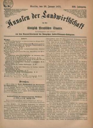 No. 9. Berlin, den 29. Januar 1873. XIII. Jahrgang.