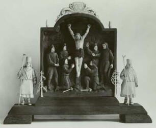 Kreuzigungsgruppe (mit Bergleuten)