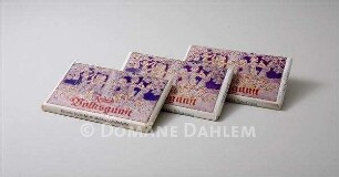 Drei Schaupackungen "Reichardt Volksgunst Schokolade"