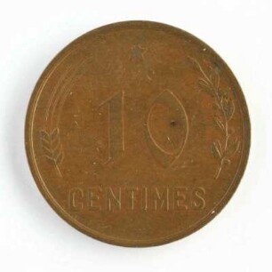 10 Centimes Großherzogtum Luxemburg