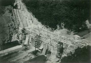 Urfttalsperre bei Gemünd (Eifel), Deutschland, 1900