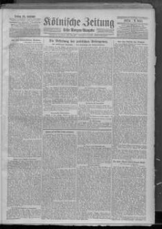 Kölnische Zeitung. 1803-1945