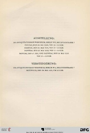 Versteigerung