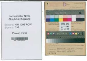 Entnazifizierung Ernst Pluskat , geb. 27.04.1907 (Installateur)