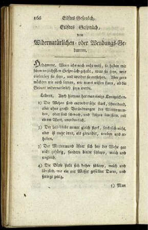Elftes Gespräch, von Widernatürlichen- oder Wendungs-Geburten.
