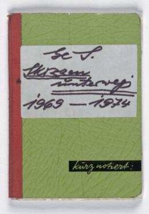 Skizzen unterwegs. Notizbuch