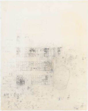 Institut für evangelische Kirchenmusik, Domchor und Internat, Schleswiger Ufer, Berlin-Tiergarten: 5 Grundrisse 1:200