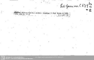 Literatura Germanica recentior C 0679.bs: Literatura Germanica recentior C 0679.bs