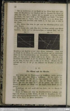 §. 10. Die Ebene und die Gerade