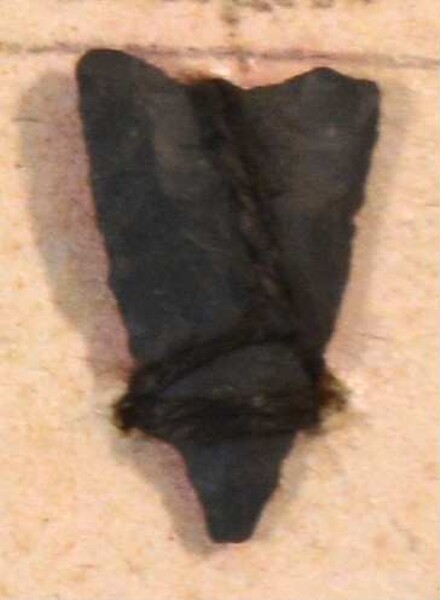 Stone arrowhead