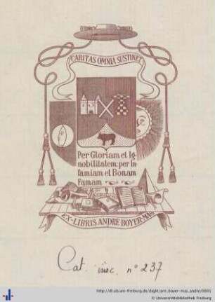 [Provenienz]: Boyer-Mas, André