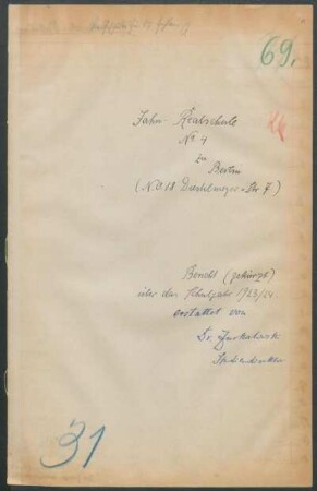 1923/24: Bericht ... - 1923/24